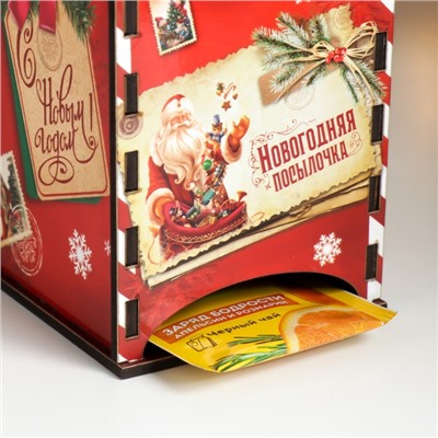 Чайный домик «Новогодняя почта», 20×10.5×9.5 см