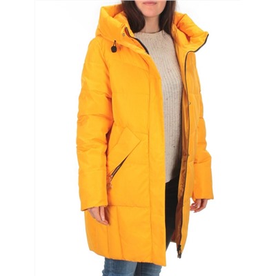 M-22123 YELLOW Пальто зимнее женское MEAJIATEER (био-пух)