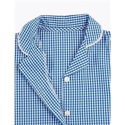 Girls' Skin Kind™ Gingham School Dress (2-14 Yrs)