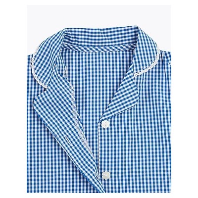 Girls' Skin Kind™ Gingham School Dress (2-14 Yrs)