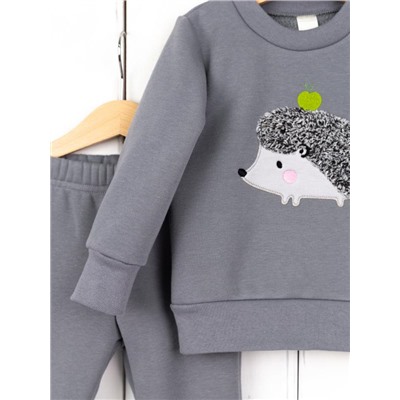 Комплект детский Baby Boom КД482/14-Ф Soft Барашек Ёжик + серый