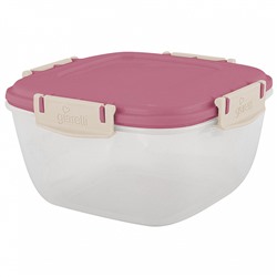 Контейнер для продуктов Sugar&Spice Barberry герметичный 0,7 л квадратный SE224210054 брусника