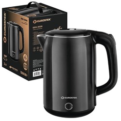 Чайник Eurostek EEK-3026 1500Вт обьём 2,0л Черный технология двухслойного корпуса COOL TOUCH (12)