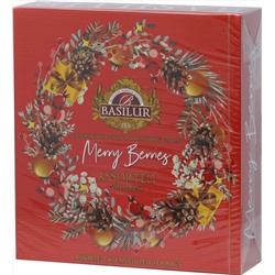 BASILUR. Новый год. Chistmas Collection. Ягодный (2) карт.упаковка, 40 пак. (Уцененная)