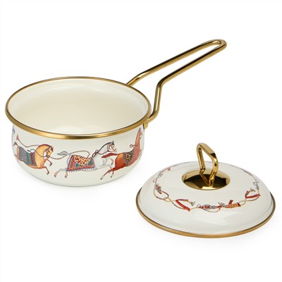 КОВШ LEFARD ЭМАЛИРОВАННЫЙ, СЕРИЯ PASSAGE, 14СМ/0,9Л D=14 СМ  ДЛИНА=31СМ ПОДХОДИТ ДЛЯ ИНДУКЦИОН.ПЛИТ