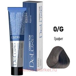 ESTEL DE LUXE 0/G Краска-уход графит (Correct)