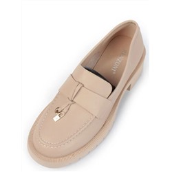 01-P9208-1 DK. BEIGE Ботинки демисезонные женские (натуральная кожа)