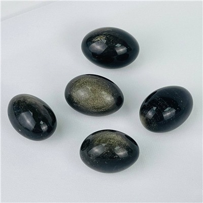 Радуга Самоцветов Галтовка из золотистого Обсидиана (25 шт)