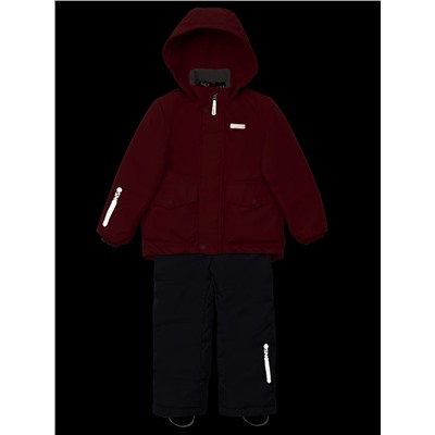 Комплект утеплённый для мальчика NIKASTYLE 7м2325 Чили графит