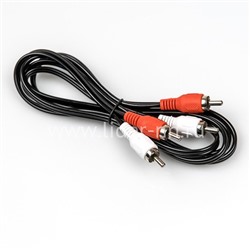 Кабель соединительный DIALOG 2xRCA(M)-2xRCA(M) 3.0м. черный (в пакете)