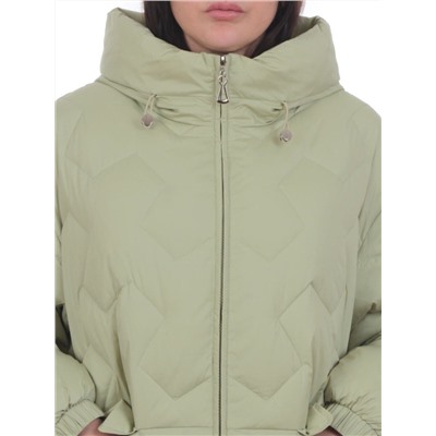 2309 LT. GREEN  Куртка зимняя женская (200 гр. холлофайбер)