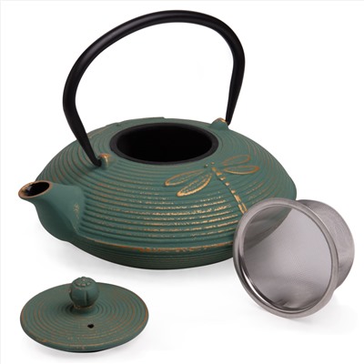 ЗАВАРОЧНЫЙ ЧАЙНИК ЧУГУННЫЙ С ЭМАЛИРОВАННЫМ ПОКРЫТИЕМ ВНУТРИ 800 МЛ