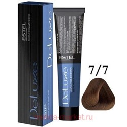 ESTEL DE LUXE 7/7 Краска-уход русый коричневый