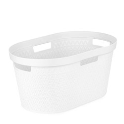 Таз 35л М9021  «Элемент» овальный ,бел (уп.6) оптом