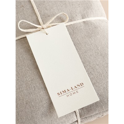 Простыня SL Home Linen collection 200*220 см , цв.бежевый, лён30%/хлопок70%