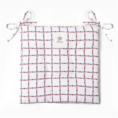 Подушка Этель "Flower Cage" 40х40 см, 100% хл, рогожка 186 г/м2