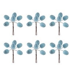 GAEM Набор из 6-ти изделий декоративных "Яйца пасхальные", L17 W3,5 H18/10 см