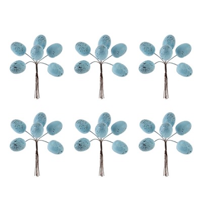 GAEM Набор из 6-ти изделий декоративных "Яйца пасхальные", L17 W3,5 H18/10 см