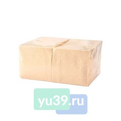 Салфетки бумажные шампань, 1 сл., 24x24 см., 400 листов