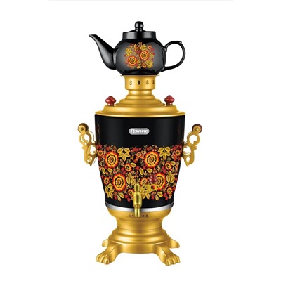 Электрический самовар Элис ЭЛ-4022 Мощность  2300Вт, емкость, 4.0л, корпус из нержавеющей стали, оптом