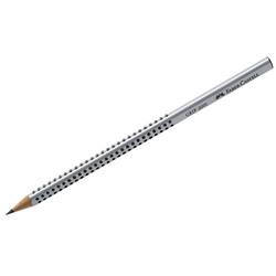 Карандаш ч/г Faber-Castell "Grip 2001" H, трехгран., заточен.