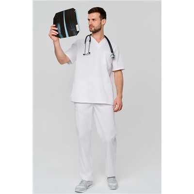 Топ медицинский мужской 6-01-25-1 / Insoft 0 Белый