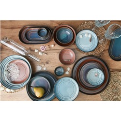 Соусник Magistro Garland, 70 мл, d=6.5 см, фарфор, синий