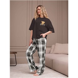 Женский костюм Мишель-4 КЖ-129 / коричневый