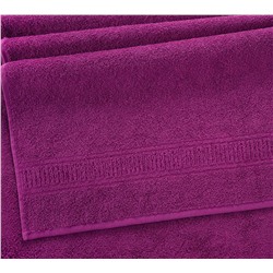 Полотенце махровое Орнамент яркая фуксия Текс-Дизайн