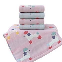Cartoon towel, gauze scarf, wholesale