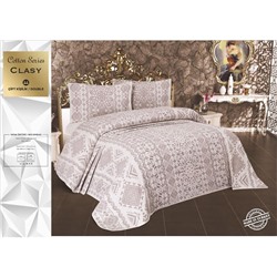 Жаккардовое Покрывало 240x260 см с 2-мя Наволочками 60x80 см Cotton Seri - My Bed