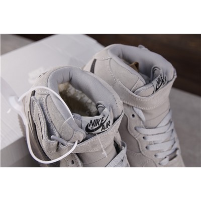 Зимние Nike из натуральной плотной замши
