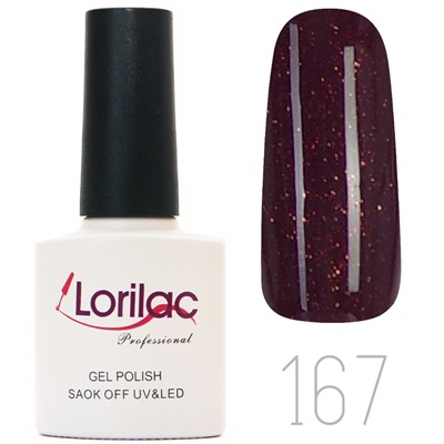 Гель лак Lorilac Professional № 167 10 ml