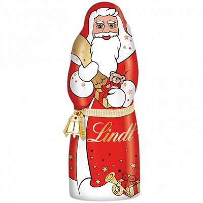 Lindt 2025 Weihnachtsmann 3stk x 200g, НАБОР Линдт Шоколадный Дед Мороз, 3 шт х 200г