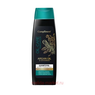 Compliment Argan oil&Ceramides Шампунь с аргановым маслом Восстановление и укрепление 400 мл