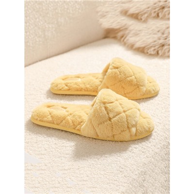 Тапочки «Ромбы» желтые