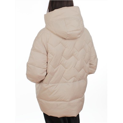 2309 BEIGE Куртка зимняя женская (200 гр. холлофайбер)