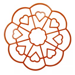 Подставка п/горячее СЕРДЕЧКИ