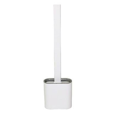 Ёрш для унитаза ST-20830 Toilet Brush силиконовый с подставкой /БЕЛЫЙ/ оптом