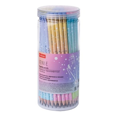 Карандаш ч/гр трехгран с ласт Sense Хатбер HB BL_061957/72/Россия Подробнее