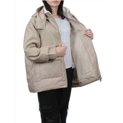 H24-210 BEIGE Куртка демисезонная женская (100 гр. холлофайбер)