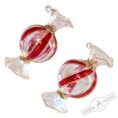 Карамель "Малиновый фреш" асс. из 2-х (стекло) 4х4х7,5 см