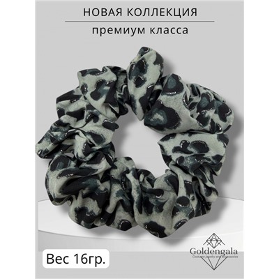 Резинка для волос объемная леопардовая Арт:Р17А/005