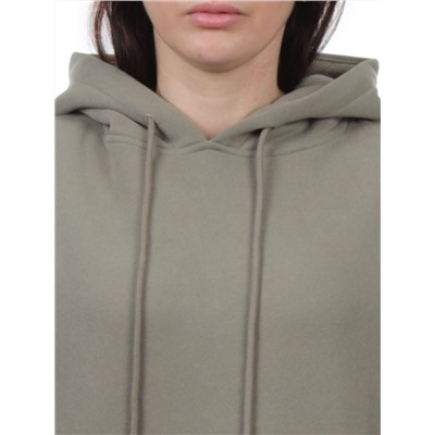 2610 GRAY GREEN Толстовка женская (85% хлопок, 10% полиэстер, 5% спандекс)