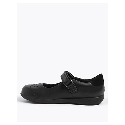Kids’ Leather Flashing Light School Shoes (8 Small -1 Large)