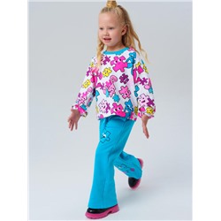 Комплект для девочки: толстовка, брюки