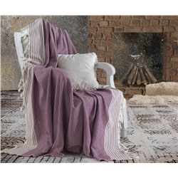 Накидка на Диван 170x220 см. 100% Хлопок Keten Etnik Mor