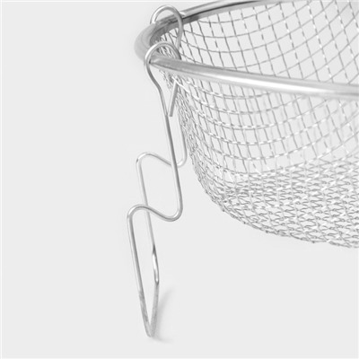 Фритюрница Доляна, d=20 см, нержавеющая сталь, серебристая