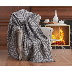 Накидка на Диван 170x220 см. 100% Хлопок Keten Damask Haki