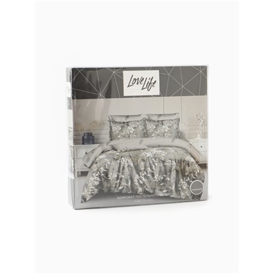 КПБ 1,5сп LoveLife Цветение 150*225см, 150*225см, 50*70см-1шт, 75гр/м2, микрофибра